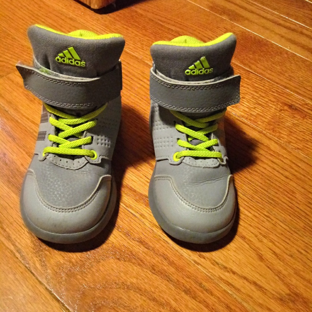 Adidas toddler hightop sneakers